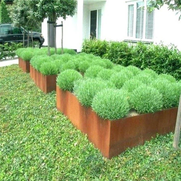 Custom Landscape Edging Metal Rusty Corten Steel Garden Lawn Edging