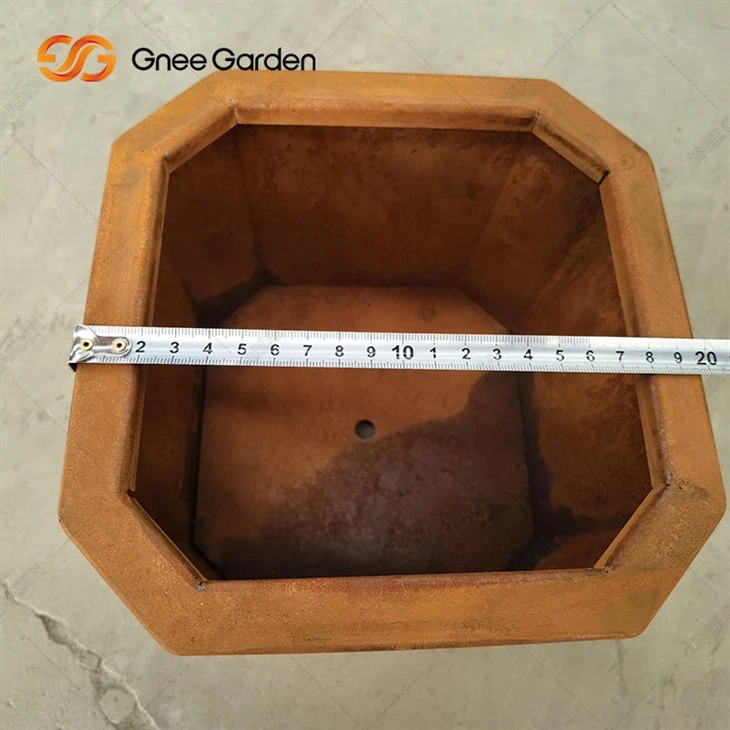 Garden Outdoor Corten Steel Planters Large Flower Pot