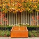 Corten Stahlgartendekoration